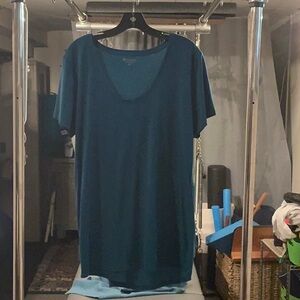 Athleta Blue Tunic Relaxed Fit Top